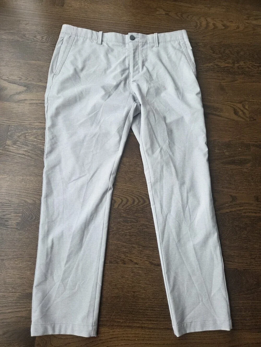 Tommy Bahama Men's Light Gray Casual Pants - Classic Straight Fit Sz.35×30